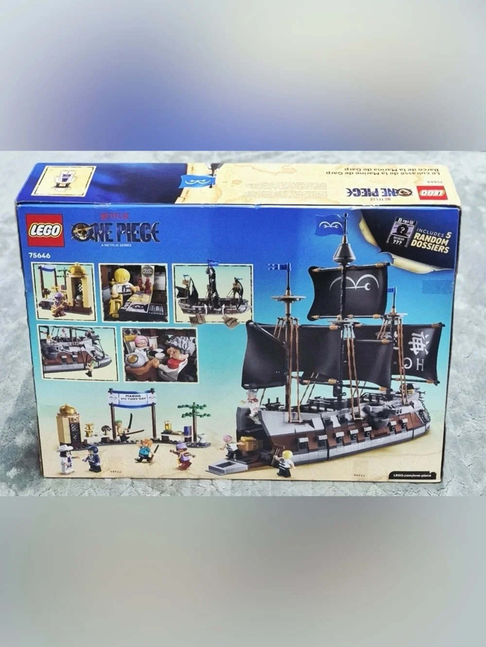 LEGO One Piece Black Pirate Ship Building Set for Kids